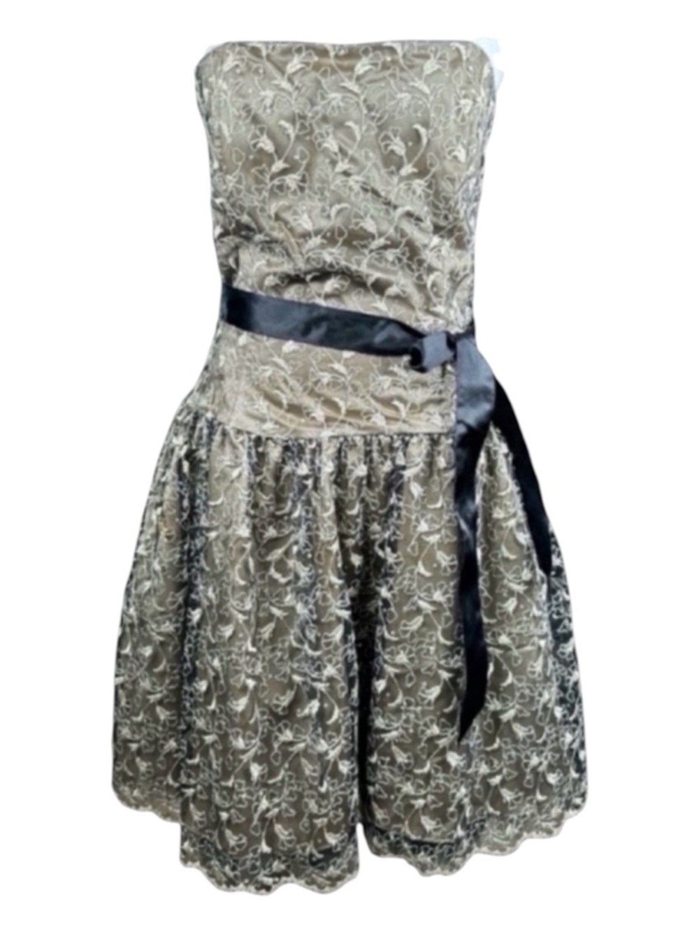 JESSICA MCCLINTOCK STUNNING Vintage
Strapless Corset Tulle Dress, Size 10.
